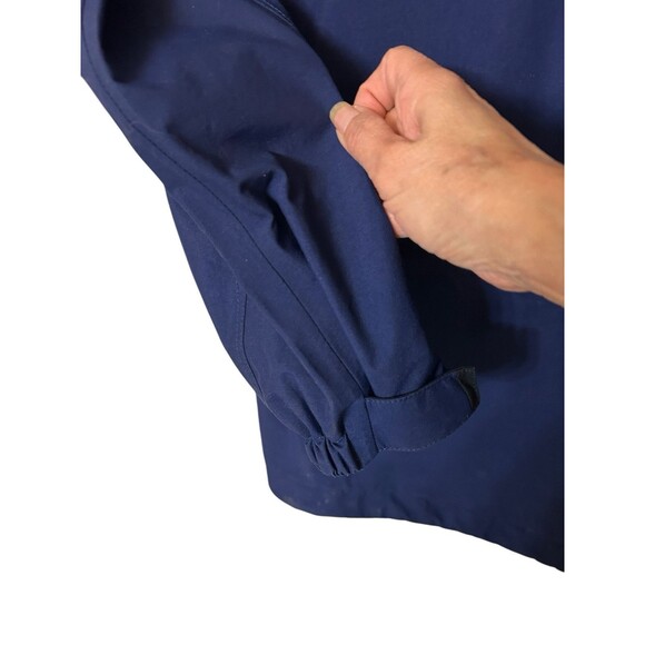 Patagonia Mens Goretex Nylon Blue Waterproof Hooded Rain Ski Full Zip Jacket  M - Picture 14 of 16